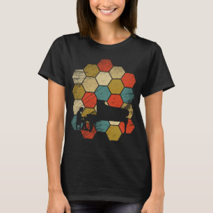 Retro pianist oude school 2 t-shirt