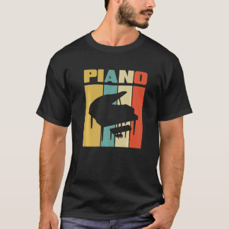 Retro Piano Player Pianist Piano T-shirt