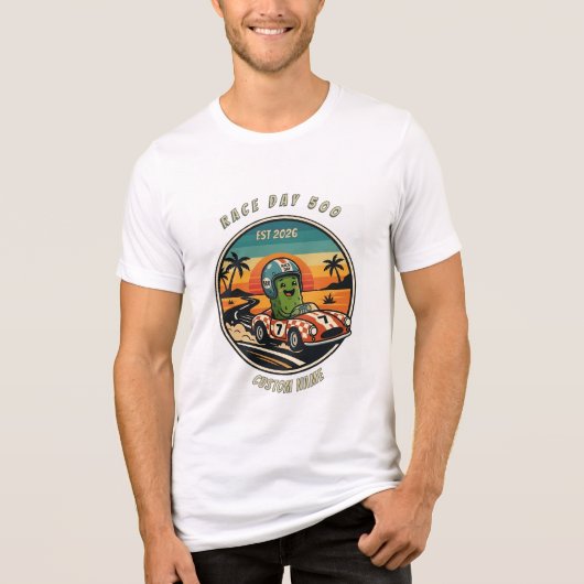 Retro Pickle Indy Racing T-shirt - Grappig Cadeau (Voorkant)