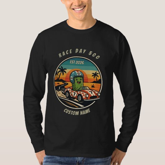 Retro Pickle Indy Racing T-shirt - Grappig Cadeau (Voorkant)