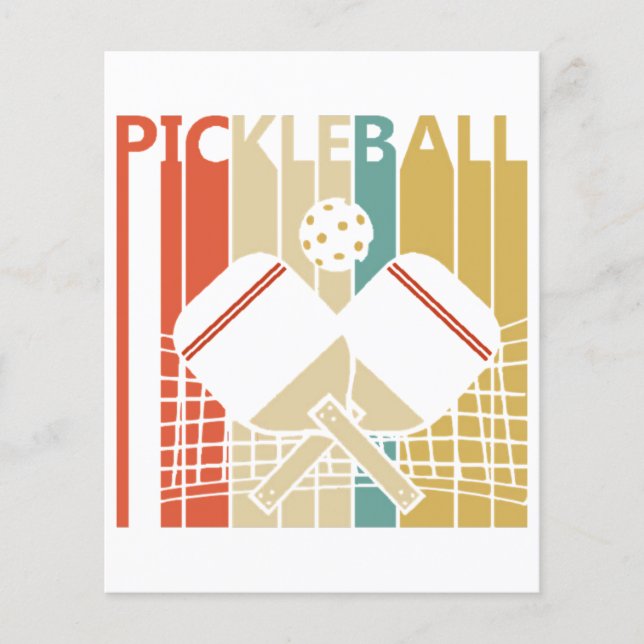  Retro Pickleball (Voorkant)
