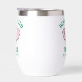 Retro Pickleball Aangewezen Dinker Verjaardag (Rechts)