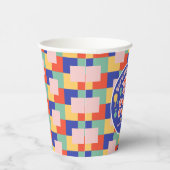 Retro Pickleball Afstudeerfeest Papieren Bekers (Rechts)
