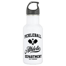 Retro Pickleball Athletic Department Custom Stainl Waterfles