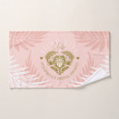 Retro Pickleball Club Gepersonaliseerd Vrijgezelle Handdoek (Handdoek)