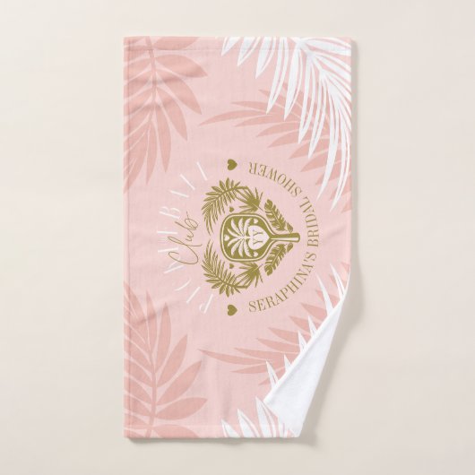 Retro Pickleball Club Gepersonaliseerd Vrijgezelle Handdoek (Handdoek)