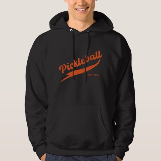 Retro Pickleball Custom Hoodie (Voorkant)