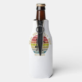 Retro Pickleball Funny Flesjeskoeler (Fles Achterkant)