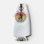 Retro Pickleball Funny Flesjeskoeler (Achterkant)