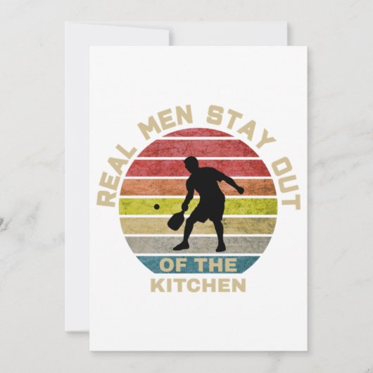  Retro Pickleball Funny Kaart (Voorkant)