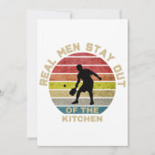  Retro Pickleball Funny Kaart (Achterkant)