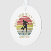Retro Pickleball Funny Ornament (voorkant)