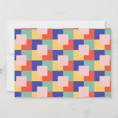 Retro Pickleball Graduation Party Foto Kaart (Achterkant)