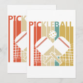 Retro Pickleball Kaart (Voorkant / Achterkant)