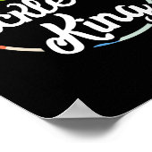 Retro Pickleball King  Pickle Ball Player Poster (Hoek)