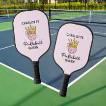 Retro Pickleball Koningin Roze