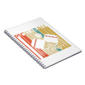  Retro Pickleball Notitieboek (Rechterzijde)
