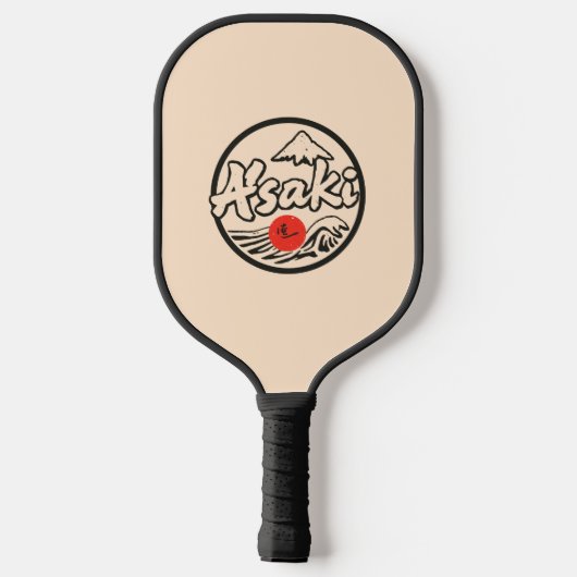 Retro Pickleball Paddle (Achterkant)