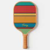 Retro pickleball paddle - personaliseren met naam (Voorkant)