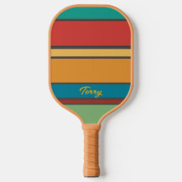 Retro pickleball paddle - personaliseren met naam