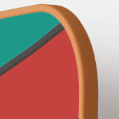 Retro pickleball paddle - personaliseren met naam (Links Detail)