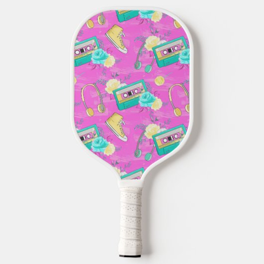 Retro Pickleball Paddle van 80 s (Achterkant)