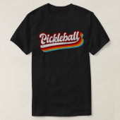 Retro Pickleball Paddleball Pickle Ball Lovers Pic T-shirt (Design voorkant)