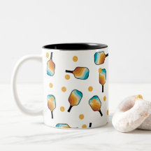 Retro Pickleball Paddles & Ball Patroon