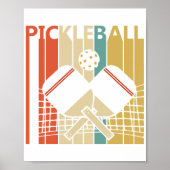  Retro Pickleball Poster (Voorkant)