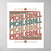  Retro Pickleball Poster (Voorkant)