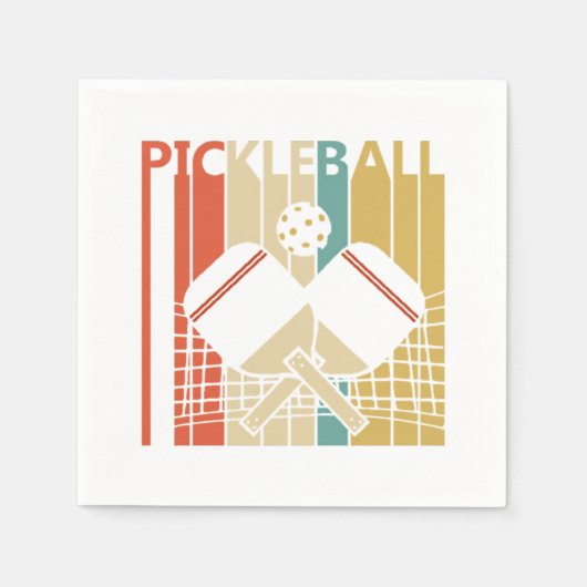 Retro Pickleball Servet (Voorkant)