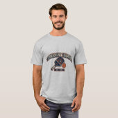 Retro Pickleball Toernooi Kampioen T-shirt (Voorkant volledig)