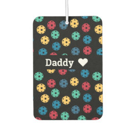 😍 Retro Pickleballen / zwart Luchtverfrisser