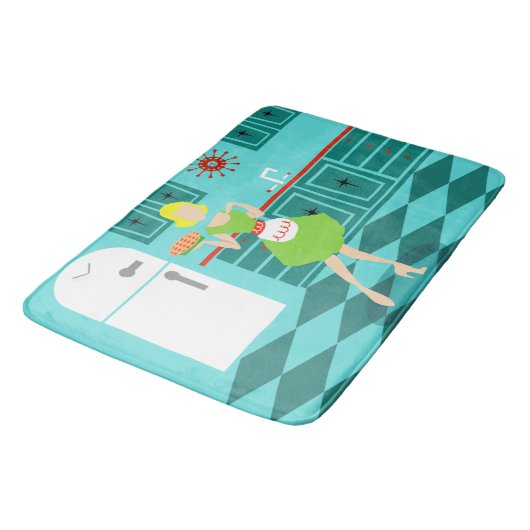 Retro Pie Bath Mat (Gekanteld)