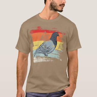 Retro Pigeon Bird T-shirt