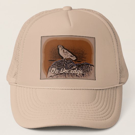 Retro Pigeon Trucker Hat Pet (Voorkant)