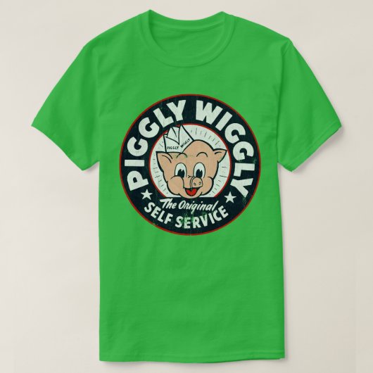 Retro Piggly Willy T-shirt (Design voorkant)