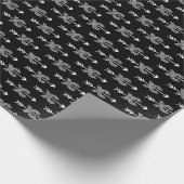 Retro Pijl Cross Country Gift, XC running logo Cadeaupapier (Hoek)