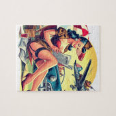 Retro Piloot Pin-up Legpuzzel (Horizontaal)