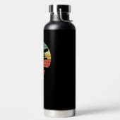 Retro  PILOT Typografie & Vliegtuig, Aangepast Waterfles (Links)