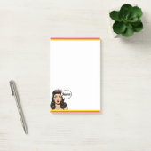Retro Pin-up_ Actie Vol Post-it® Notes (Kantoor)