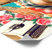 Retro pin-up collage poster (Hoek)