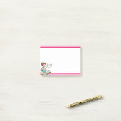 Retro Pin-up_Dagelijks Geserveerd Post-it® Notes (Op bureau)