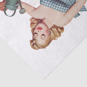  Retro Pin up Girl Decoupage Furmie Tissuepapier (Detail)