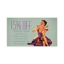 retro pin-up Girl Hair Makeup Artist Cosmetoloog