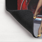  Retro Pin Up Girl Muismat (Hoek)