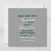 retro - pin - up girl sailor bachelorette kaart (Achterkant)