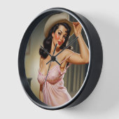 Retro Pin-up Girl with Cowboy hat (Hoek)