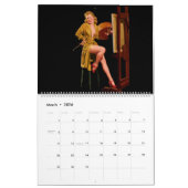  Retro Pin-up Girls 2014 Agenda Kalender (Mar 2026)