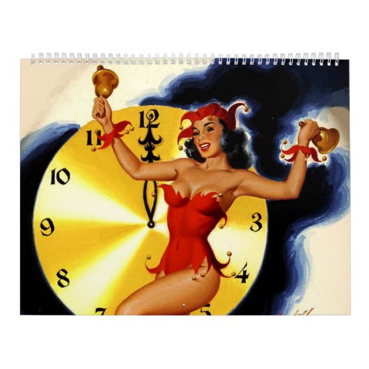 Retro Pin-up Girls 2014 Agenda Kalender (Hoes)